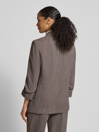 Jake*s Collection Blazer met reverskraag Donkerbruin - 5