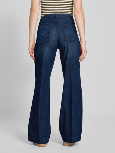 Angels Stoffen broek in 5-pocketmodel, model 'Ornella' Donkerblauw - 5