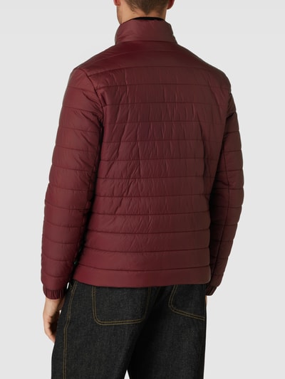 HUGO Steppjacke mit Stehkragen Modell 'BENTI' Bordeaux Rot 5