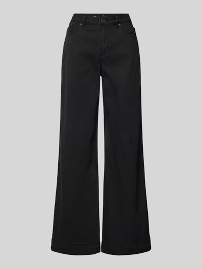 Buena Vista Wide Leg Jeans im 5-Pocket-Design Black 1