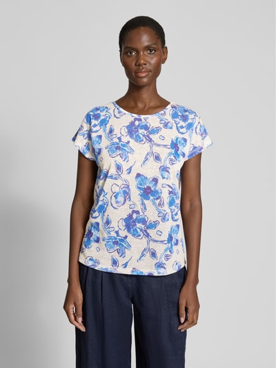 Christian Berg Woman T-shirt z okrągłym dekoltem Niebieski 4