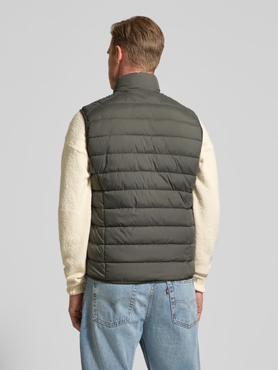 Marc O'Polo Kamizelka pikowana o kroju regular fit z wodoodpornego materiału Khaki 5