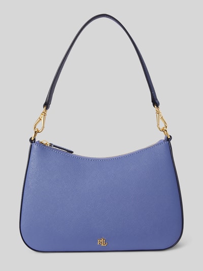 Lauren Ralph Lauren Schoudertas van echt leer model 'Danni' Blauw - 2