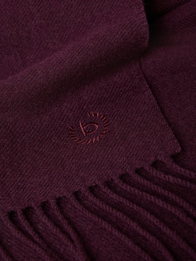 bugatti Wollen sjaal met franjes Bordeaux - 2