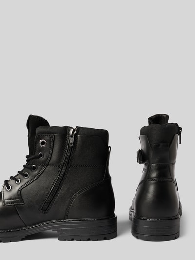 Jack & Jones Schnürstiefel mit Label-Detail Modell 'DEXTER' Black 2