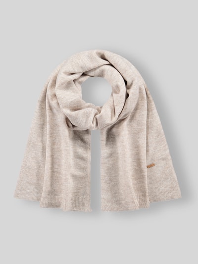 Barts Schal mit Label-Patch Modell 'Witzia' Offwhite 1