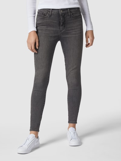 Levi's® 300 Shaping super skinny fit jeans met stretch, model '310' - Water<Less™ Antraciet - 4