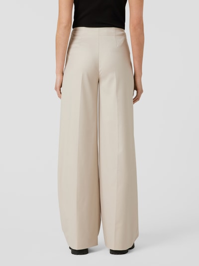 Drykorn Spodnie w stylu Marleny Dietrich z dodatkiem wiskozy i zakładkami w pasie Écru 5