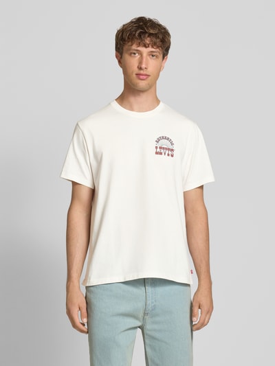 Levi's® T-Shirt mit Label-Print Weiss 4