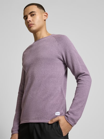 Jack & Jones Strickpullover mit Rundhalsausschnitt Lavender Melange 2