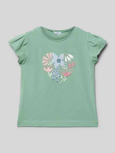 Mayoral T-Shirt mit Motiv-Print Mint 1