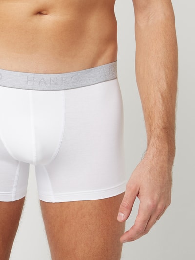 Hanro Boxershort met labeldetails in een set van 2 stuks Wit - 4