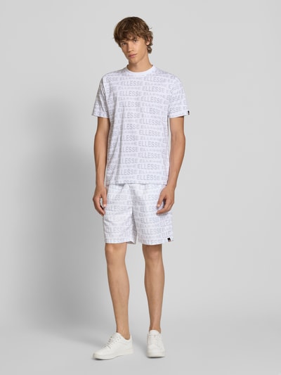 Ellesse T-shirt met labelprints, model 'DISTORTA' Wit - 1