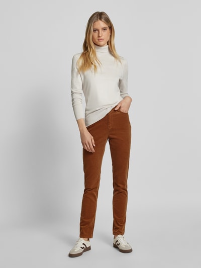 Christian Berg Woman Ribcordbroek in 5-pocketmodel, regular fit Cognac - 1