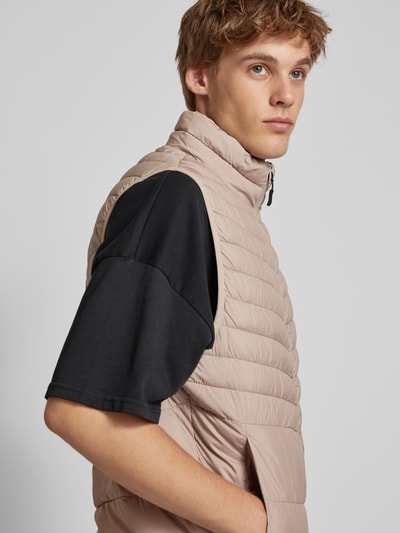 Jack & Jones Steppweste mit Stehkragen Modell 'STATE' Beige 3