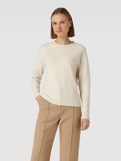 Vero Moda Strickpullover mit Rundhalsausschnitt Modell 'DOFFY' Offwhite 4