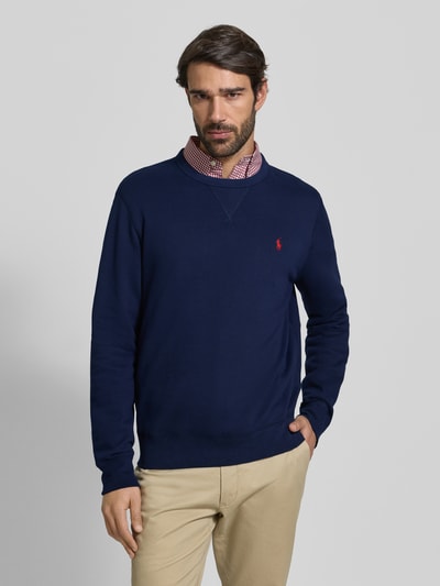 Polo Ralph Lauren Sweatshirt mit Label-Stitching Marine 4