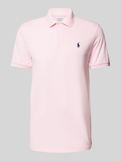 Polo Ralph Lauren Tailored Fit Poloshirt mit Logo-Stitching Pink 1