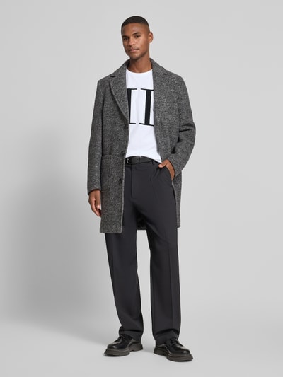 Les Deux T-shirt met labelprint, model 'Encore' Wit - 1