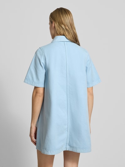 Tommy Jeans Oversized Minikleid aus reiner Baumwolle  Hellblau 5