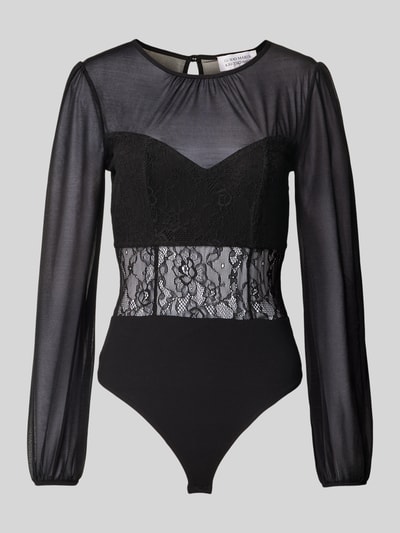 GUIDO MARIA KRETSCHMER WOMAN Slim Fit Body im semitransparentem Design Modell 'Noelia' Black 2