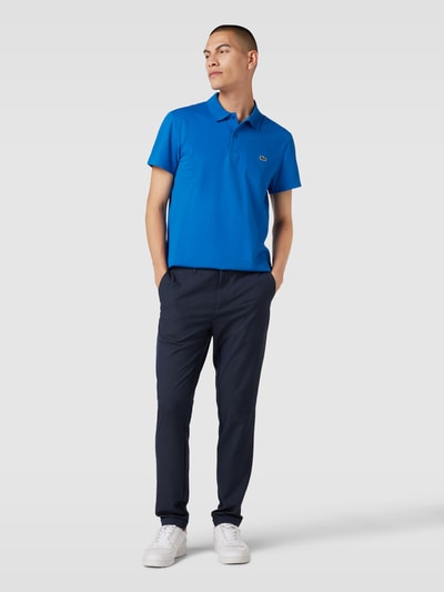 Lacoste Regular Fit Poloshirt aus Baumwolle mit Label-Detail Royal 1