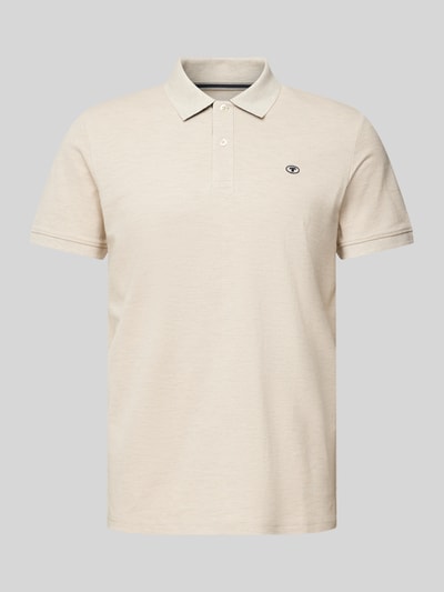 Tom Tailor Regular fit poloshirt met logostitching Ecru - 2