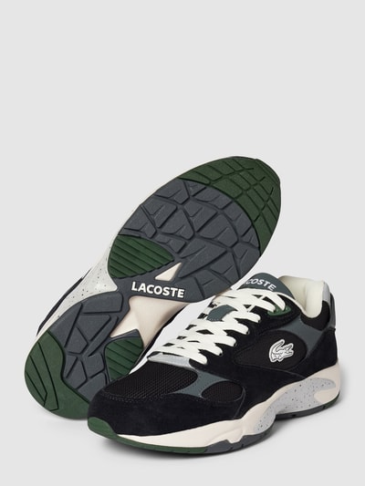 Lacoste Sneakers van leermix, model 'STORM 96 VTG' Zwart - 3