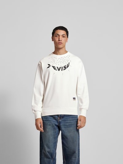 Evisu Sweatshirt mit Stehkragen Offwhite 4