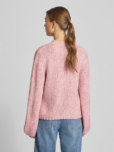 More & More Regular Fit Pullover in Strick-Optik Rose 5