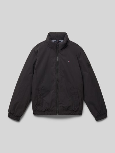 Tommy Hilfiger Teens Regular fit bomberjack met verborgen capuchon Zwart - 1