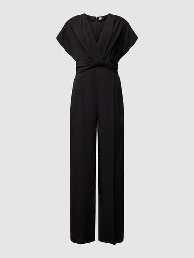 BOSS Black Women Jumpsuit mit Taillenpasse Black 1