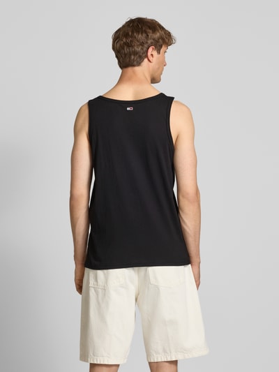 Tommy Jeans Slim Fit Tank Top aus reiner Baumwolle Black 5