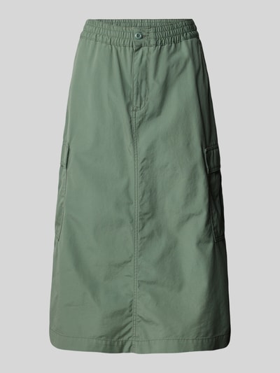 Carhartt Work In Progress Midirok met cargozakken Rietgroen - 2