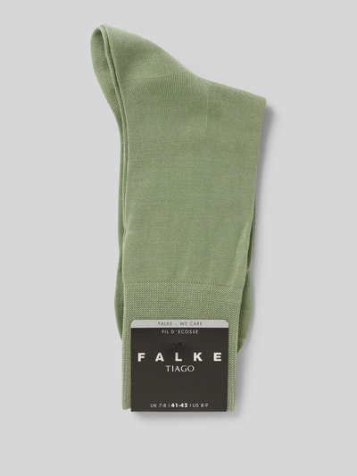 Falke Socken mit elastischem Bündchen Modell 'Tiago' Lind 3