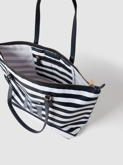 Tommy Hilfiger Shopper mit Streifenmuster Marine 5