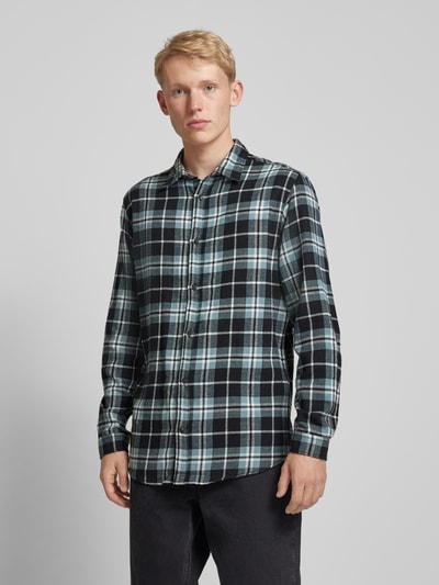 Jack & Jones Regular Fit Freizeithemd mit Kentkragen Modell 'JOSHUA' Ocean 4