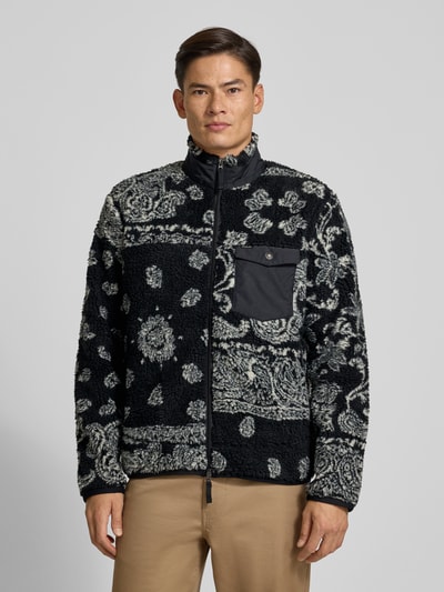 Polo Ralph Lauren Sweatjack met opstaande kraag Zwart - 4