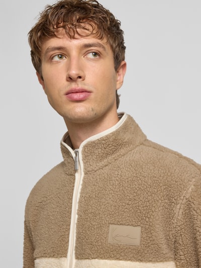 KARL KANI Regular fit jack met logo-applicatie, model 'Signature' Beige - 3