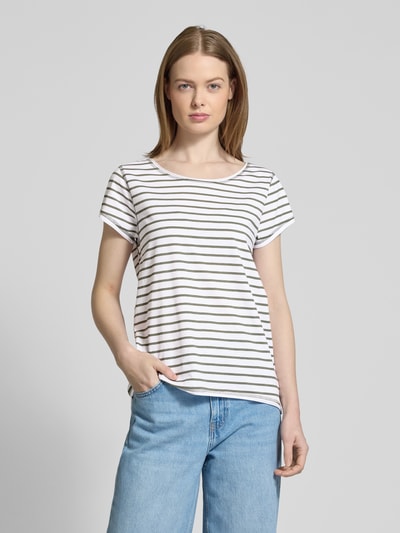 Christian Berg Woman T-Shirt mit Kappärmeln Schilf 4