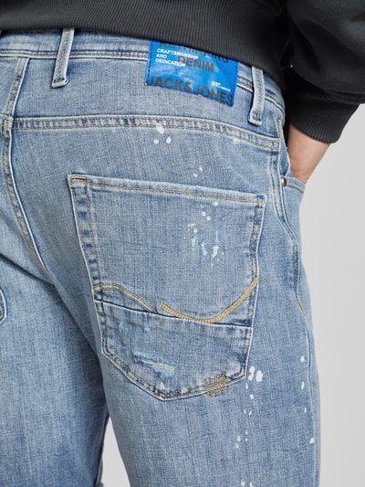 Jack & Jones Jeansshorts im Destroyed-Look Modell 'BLAIR' Hellblau 3