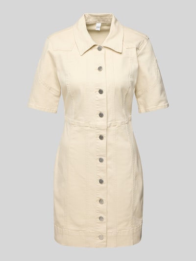 YAS Jeansjurk met knoopsluiting, model 'DIRMA' Offwhite - 2