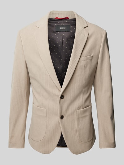 Cinque Corduroy colbert met opgestikte zakken, model 'DATI' Beige - 2