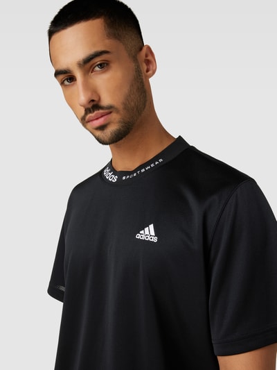 ADIDAS SPORTSWEAR T-Shirt mit Label-Stitching Black 3