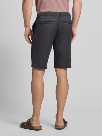 Tom Tailor Slim Fit Chinoshorts aus Baumwoll-Mix Dunkelgrau 5