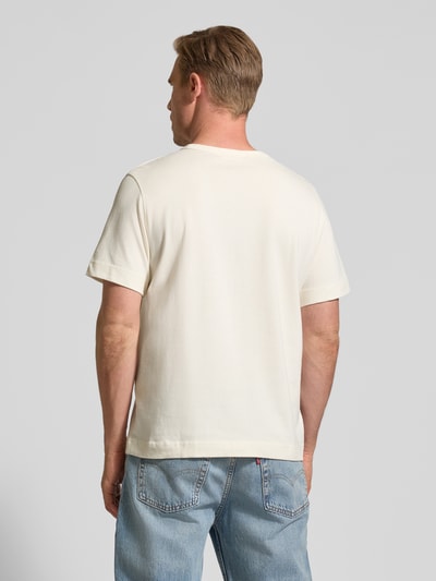 SELECTED HOMME Regular Fit T-Shirt aus reiner Baumwolle Modell 'CHRIS' Offwhite 5