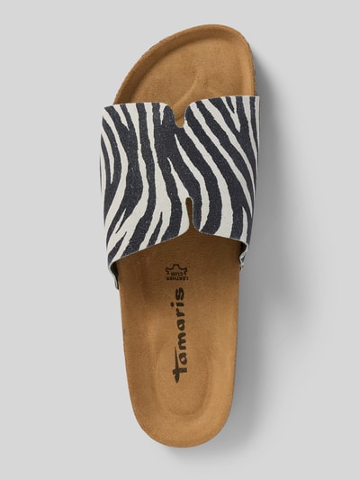 Tamaris Sandały ze skóry Czarny 3