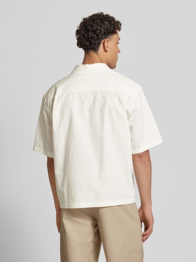 WEEKDAY Freizeithemd mit Knopfleiste Modell 'Franco' Offwhite 5
