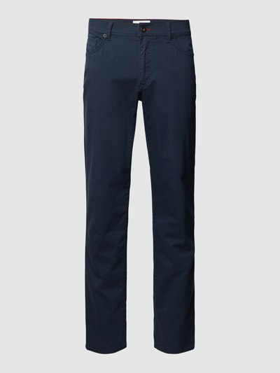 Brax Broek met viscose in 5-pocketmodel, model 'CADIZ' Donkerblauw - 2