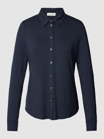 Marc O'Polo Bluse mit Umlegekragen Marine 2